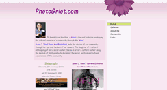 Desktop Screenshot of photogriot.com
